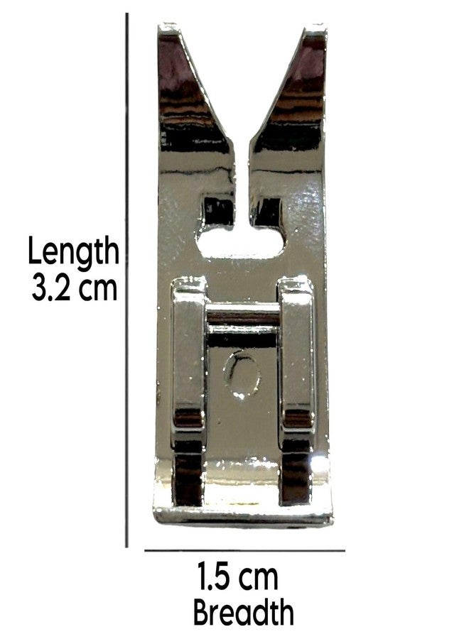 Zenith Low Shank Foot Adapter and Zig Zag Pressure Foot Combo Imported Stitch for All Automatic Sewing Machines, Steel - Image 2