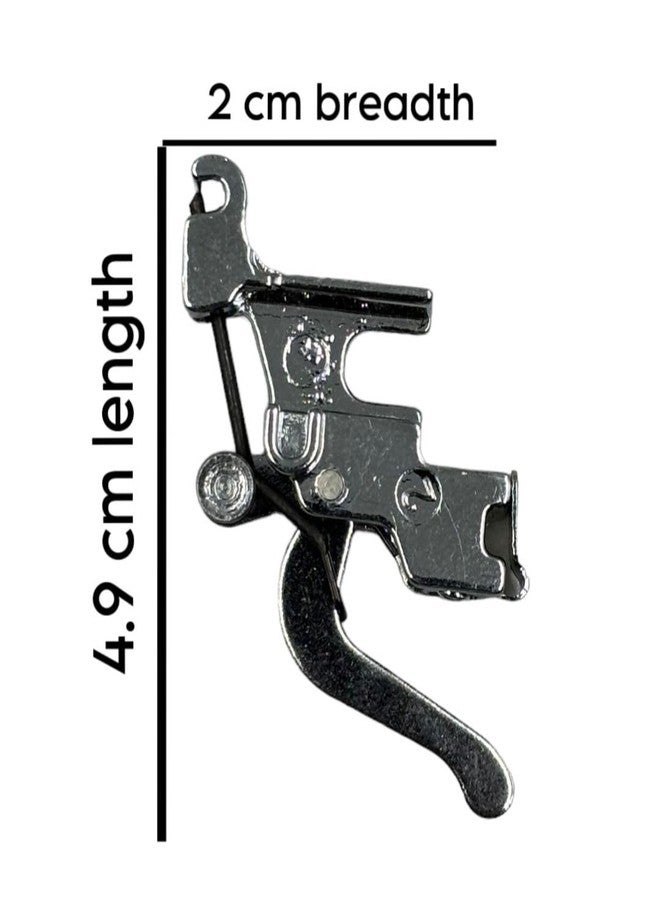 Zenith Low Shank Foot Adapter and Zig Zag Pressure Foot Combo Imported Stitch for All Automatic Sewing Machines, Steel - Image 3