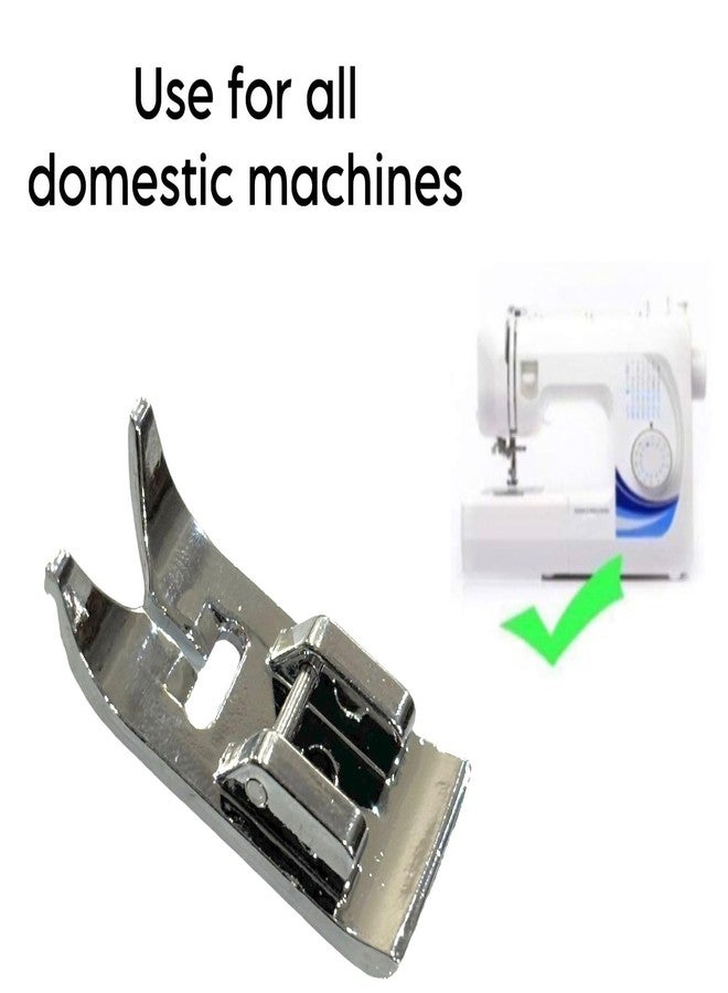 Zenith Low Shank Foot Adapter and Zig Zag Pressure Foot Combo Imported Stitch for All Automatic Sewing Machines, Steel - Image 5