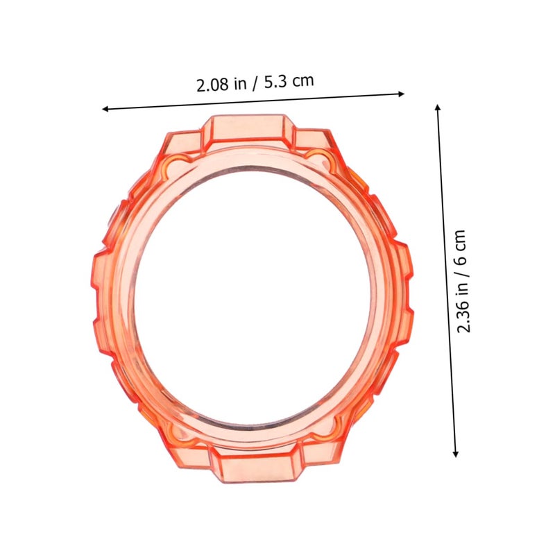 Tehaux Orange TPU Protective Case For Apple Watch Soft Transparent Shell - Image 5
