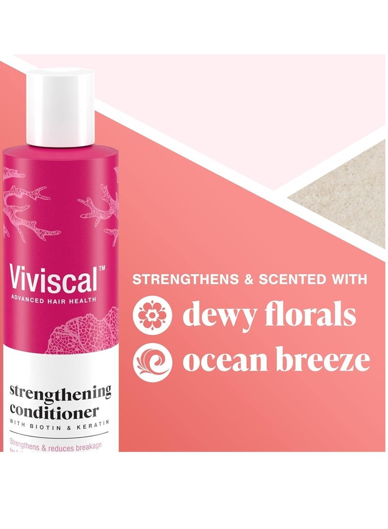 فيفيسكال بلسم تقوية الشعر للنساء مع البيوتين والكولاجين البحري والكيراتين ، يعزز الشعر السميك والأكثر صحة - 250 مل - Image 2