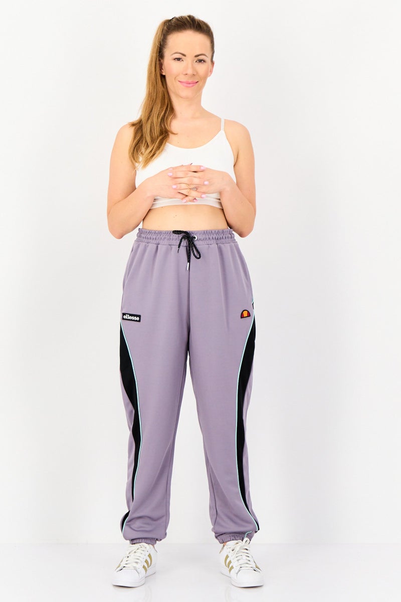 Ellesse Women Sportswear Fit Drawstring Outdoor Track Pants, Lilac - Image 4