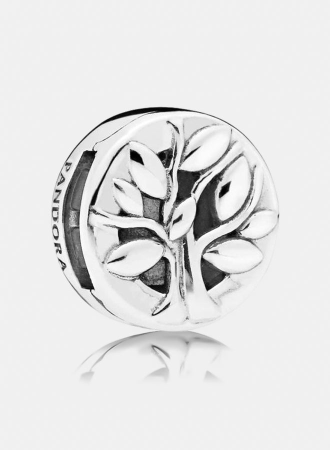 PANDORA Reflexions Family Tree Silver Clip Charm 