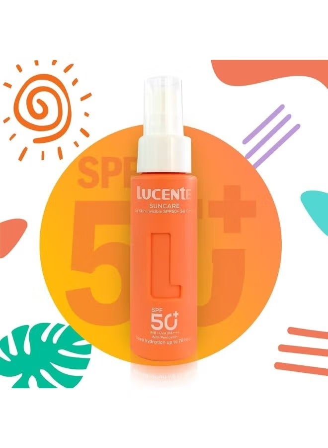Lucente Sun Care Invisible Gel Cream for Dry Skin with SPF 50+ - 50ml - Image 2