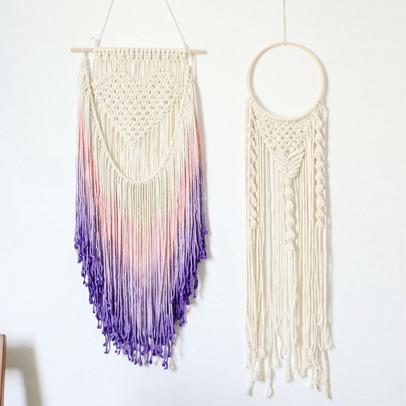 40 pcs Dreamcatcher DIY Round Fan Frame Craft Making Materials (26cm) - Image 5