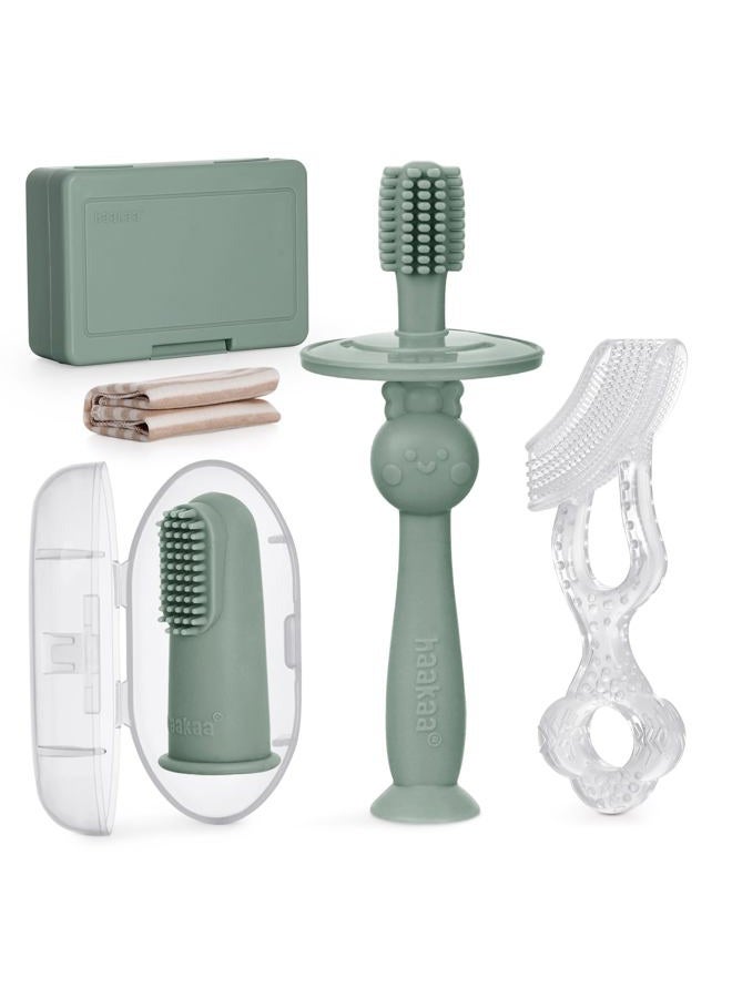 haakaa Training Toothbrush Set Oral Care Kit - Image 1