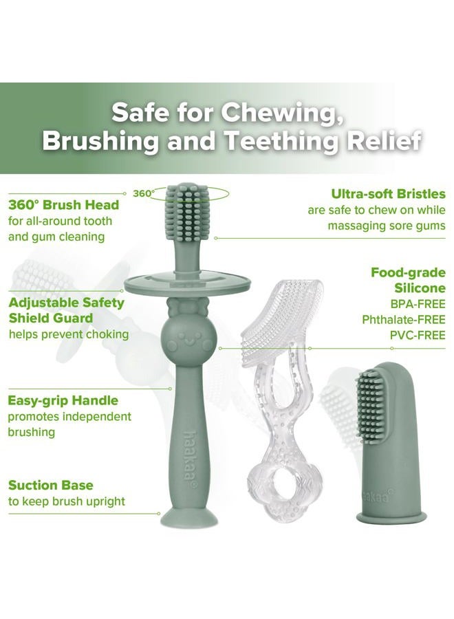 haakaa Training Toothbrush Set Oral Care Kit - Image 5