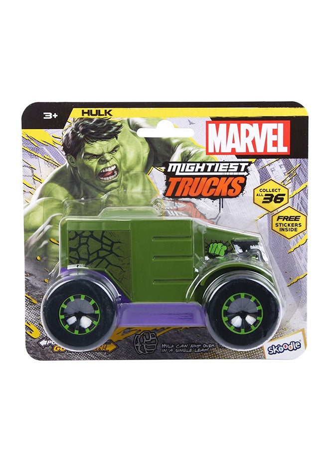 Marvel Skoodle Pull Back Mightiest Truck Hulk – Toy Vehicle for Kids Ages 3+ - Image 1