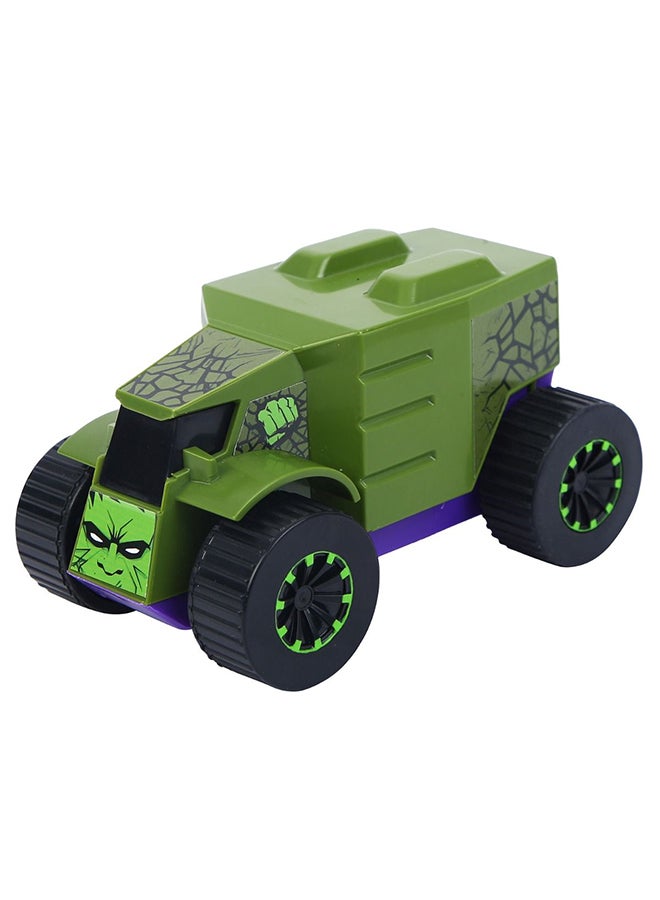 Marvel Skoodle Pull Back Mightiest Truck Hulk – Toy Vehicle for Kids Ages 3+ - Image 2
