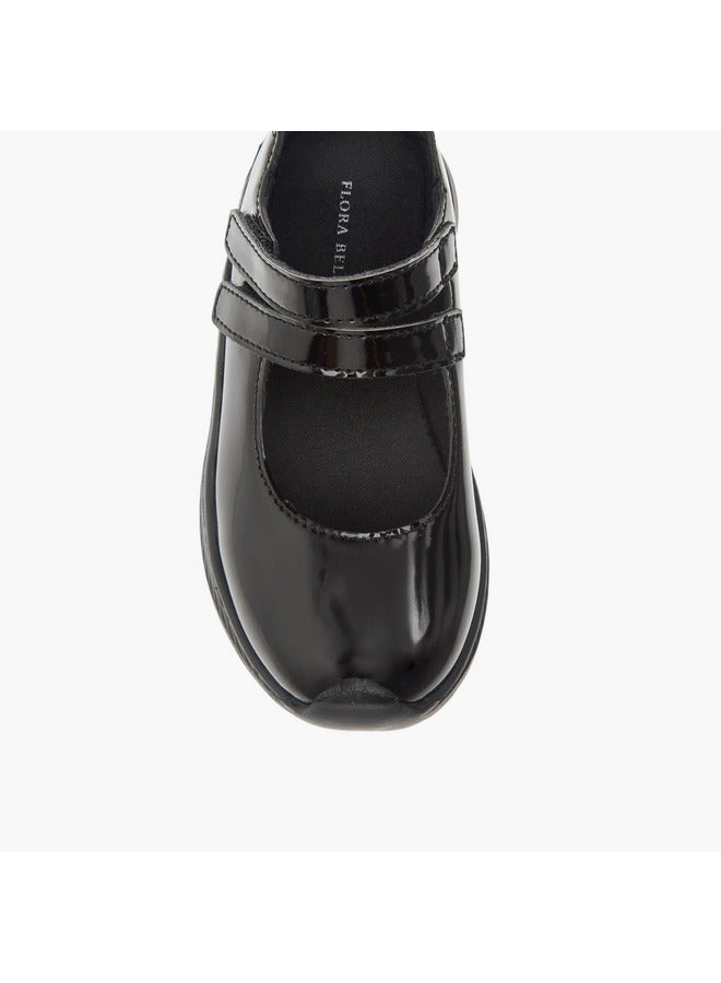 فلورا بيلا من شو إكسبرس حذاء ماري جين بناتي سادة بإغلاق لاصق - Image 4