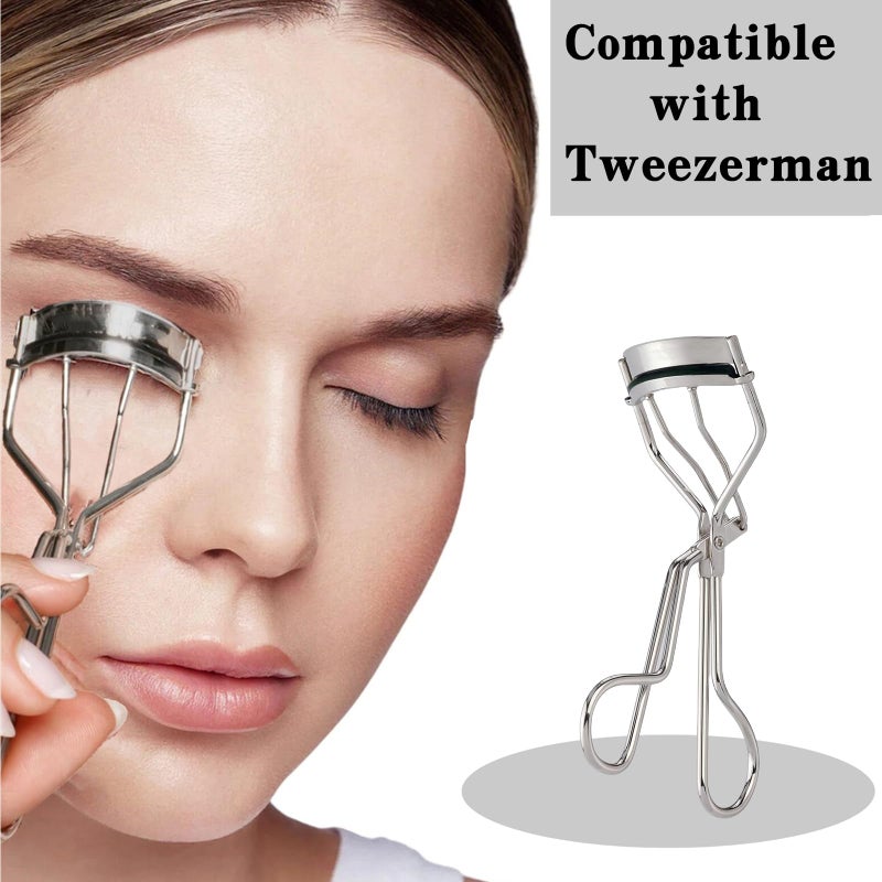 Cioohan Compatible with Tweezerman Eyelash Curler Refills,28 Pack Silicone Eye Lash Curlers Refill Pads Compatible with Tweezerman Eyelash Curler,Black. - Image 5