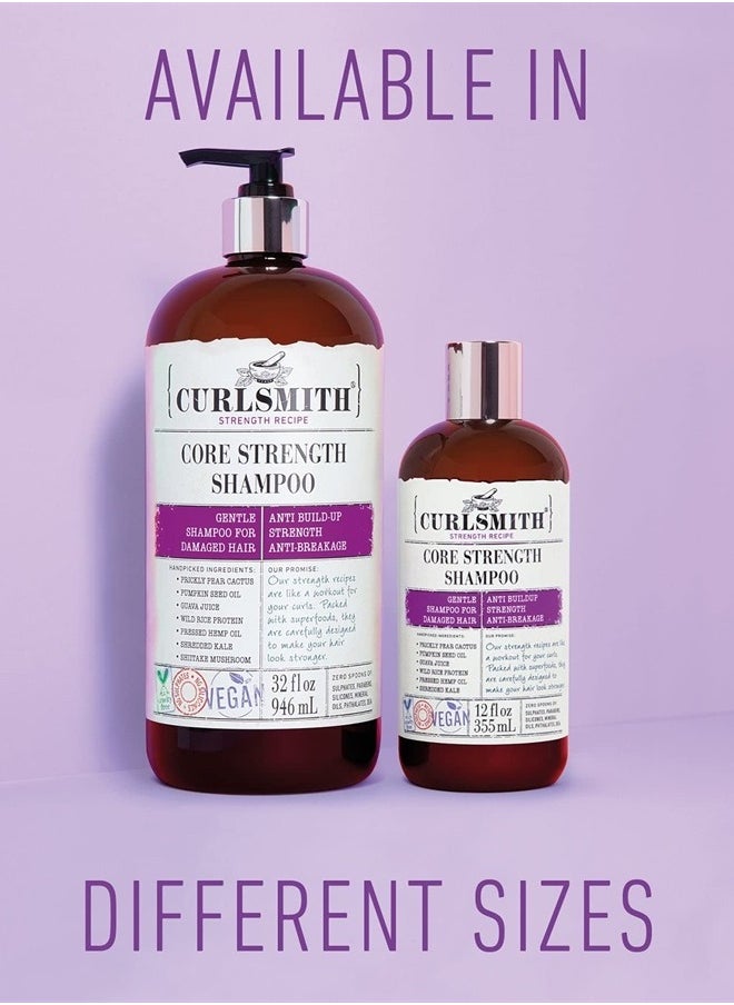 CURLSMITH – Core Strength Shampoo, Gentle Protein-Rich for Frequent Use (32 fl oz)  - Image 4