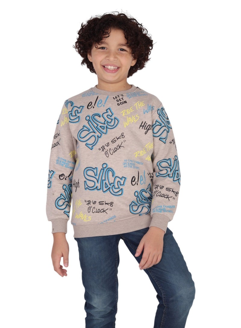 تشويس سويتشيرت شتوي O Clock للأطفال – خامة ميلتون الفاخرة لدفء وراحة لا مثيل لها كود 176 - Image 4