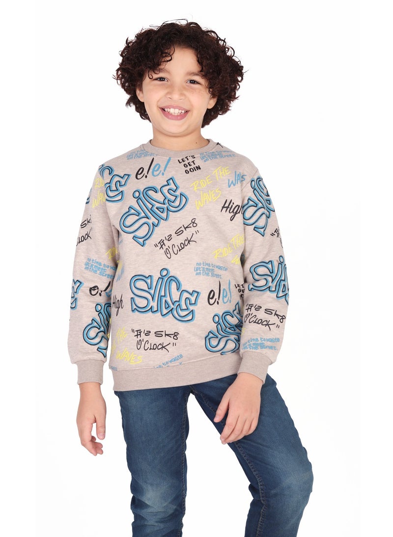 تشويس سويتشيرت شتوي O Clock للأطفال – خامة ميلتون الفاخرة لدفء وراحة لا مثيل لها كود 176 - Image 2