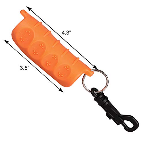 KRATARC Archery Arrow Puller Target Remover Gripper with Belt Clip (Orange) - Image 2