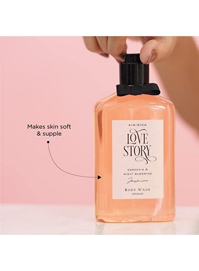 KIMIRICA Love Story Gardenia And Night Blooming Jasmine Body Wash Shower Gel 270Ml 100% Vegan And Paraben Free With Goodness Of White Tea Extract Aloe Vera And Vitamin E( - Image 5