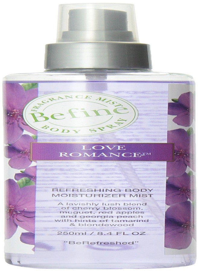 Befine Love Romance Refreshing Body Moisture Mist for Women, 8.4 Ounce - Image 1