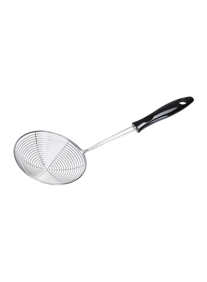 Royalford Stainless Steel Skimmer Silver With Black Handle - Image 2