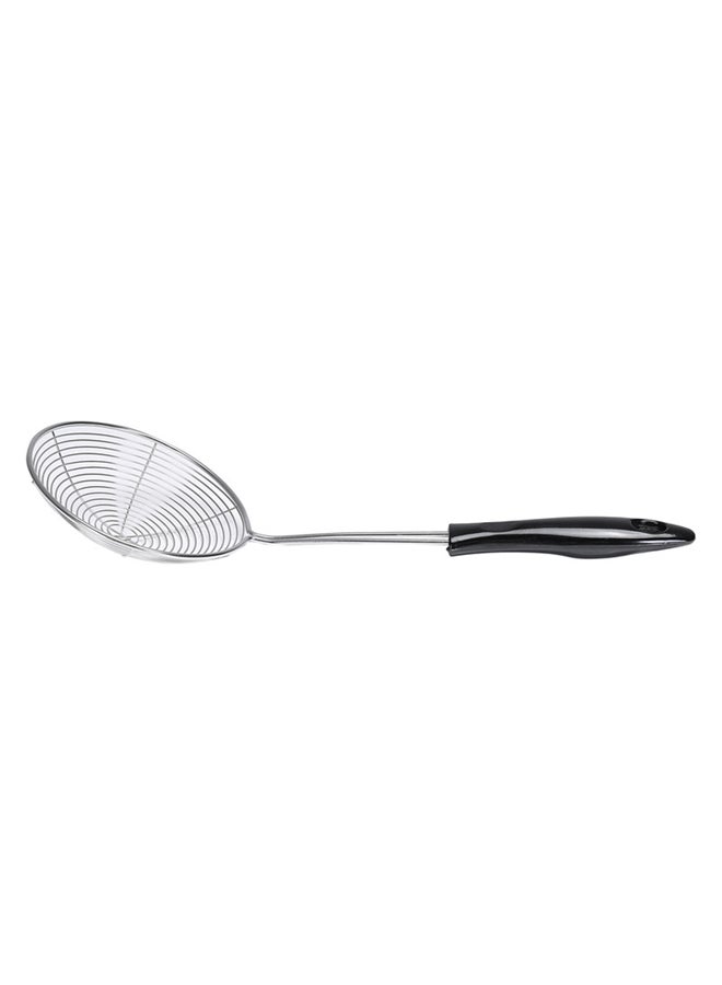 Royalford Stainless Steel Skimmer Silver With Black Handle - Image 1
