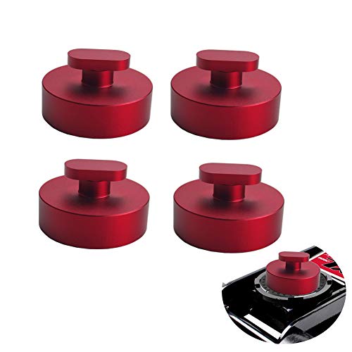 JGR C7 Jack Pad Jacking Lift PadPuck Jack Point Billet Aluminum For 2014 C7 Stingray Z51 Z06 Red