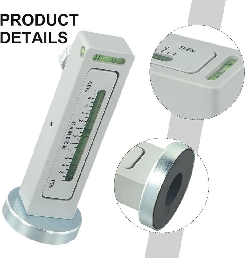 Aluminium Alloy Adjustable Magnetic Camber Alignment Tool For Accurate Wheel Caster Measurement - Image 4