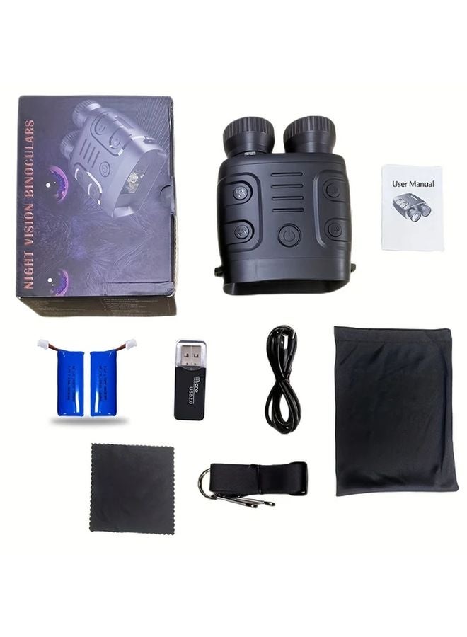Night Vision Binoculars 10X Digital Zoom 1080P HD Video 10MP Photos Infrared Illuminator Includes 64G SD Card - Image 2