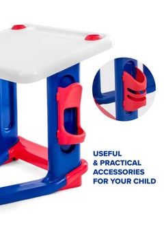 El Helal & Silver Star Plastic Children'S Chair Plastic Kid Chair For Kindergarten Blue 61x24.5x55.5 cm  - Image 3