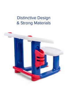 El Helal & Silver Star Plastic Children'S Chair Plastic Kid Chair For Kindergarten Blue 61x24.5x55.5 cm  - Image 5