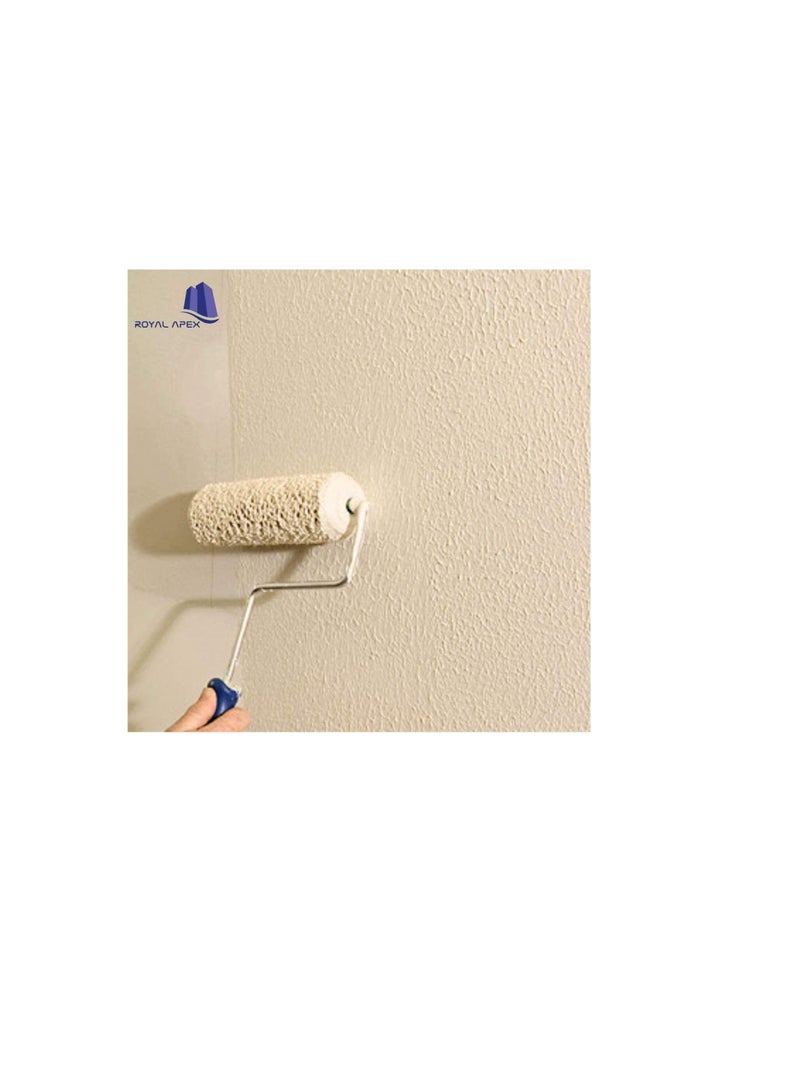 Painting and Texture Roller and Brush 9 Inch Replacement Roller Covers of Plastic Emulsion Home Decoration Wall Paint and Texture (Pack of 2) (Refill Texture 9 Inch)  - Image 3