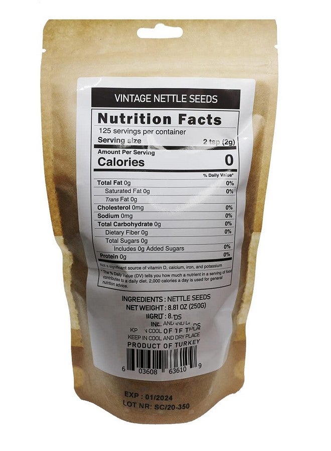 vintage بذور نبات القراص، كنز الأعشاب من مصدر البروتين، شاي طبيعي 250 جرام - Image 3