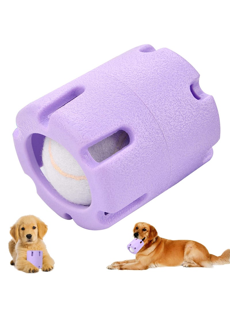 Excefore Puppy Dog Tennis Tumble Puzzle Toy, Interactive Teeth Chew Toys for Dogs, Pet Educational Toys for Small and Medium Dogs, Tennis Cup for Dogs Outdoor Training Ball - Image 1