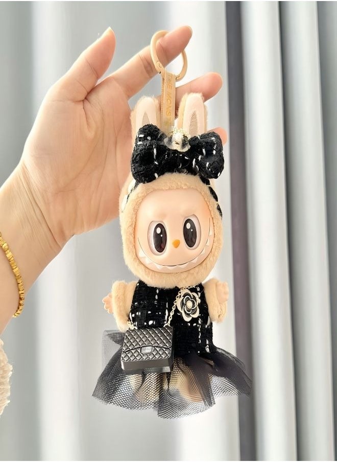 LABUBU Labubu Doll Clothes Set for 17cm Hanging Plush Figures, Interchangeable Outfits for First and Second Generation Vinyl Collectible Dolls, Durable and Stylish Accessories for Creative Play  - Image 5