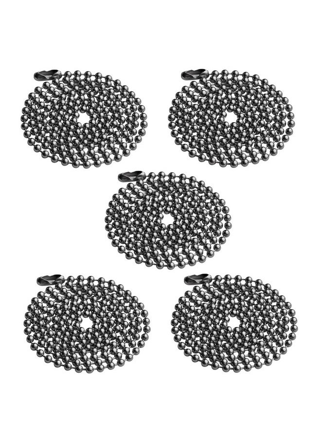 Perfect Fit Shield Wallets - Perfect Fit Beaded Neck Chain Replacement For Id Card Police Badge Holder 30 Inch - Image 1