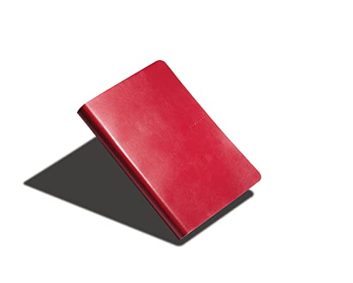 ZEQUENZ Classic 360 Signature Series, Size: A5 Large, Color: Red, Paper: Grid, Soft cover Notebook, Soft Bound Journal, 5.75" x 8.25", 200 sheets / 400 pages, Squared, Graph, Grid Pattern Premium - Image 3