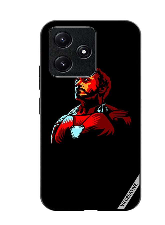 VR CREATIVE Protective Case Cover For Xiaomi Poco M6 Pro 5G Iron Man Design Multicolour - Image 1