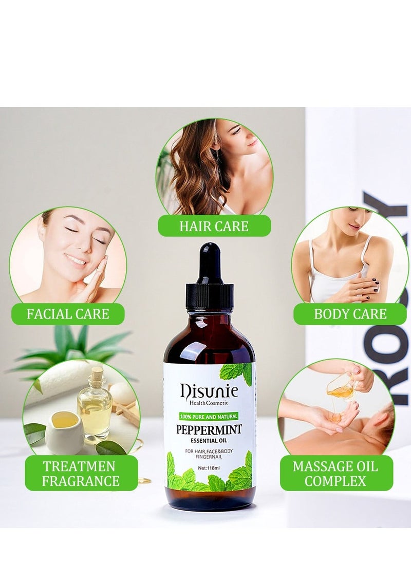 Disunie - Peppermint Pure Essential Oil 118 ML - Image 1