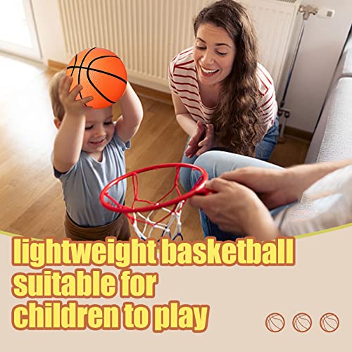 Hymaz 24 Pack 4 inch Mini Basketball Ball, Small Basketball with Pump for Kids Toddlers Great Gifts, Inflatable Toys Rubber ball for Basketballs Hoop, for Indoors Outdoors Pool Party Theme Favors Game - Image 3