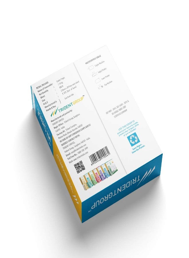 Trident Spectra My Choice 70 Gsm A4 Copier Paper (2 Ream|1000 Sheets) - Image 2