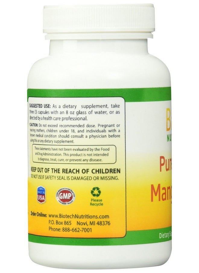 Biotech Nutritions - Pure Mangosteen Capsules 90 Count - Image 1