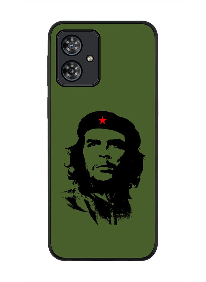 Stylizedd Rugged Black edge case for Motorola Moto G54 / Motorola Moto G54 Power / Motorola Moto G64 5G, Slim fit Flexible Anti Drop Thin Cover - Che Guevara  - Image 1