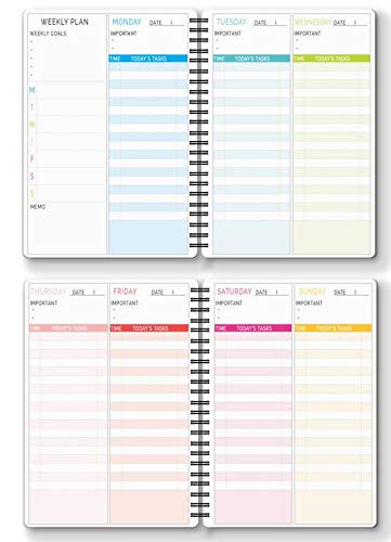 Nourish A5 Fitness Planner for 6 Months Undated Hardcover - Image 3