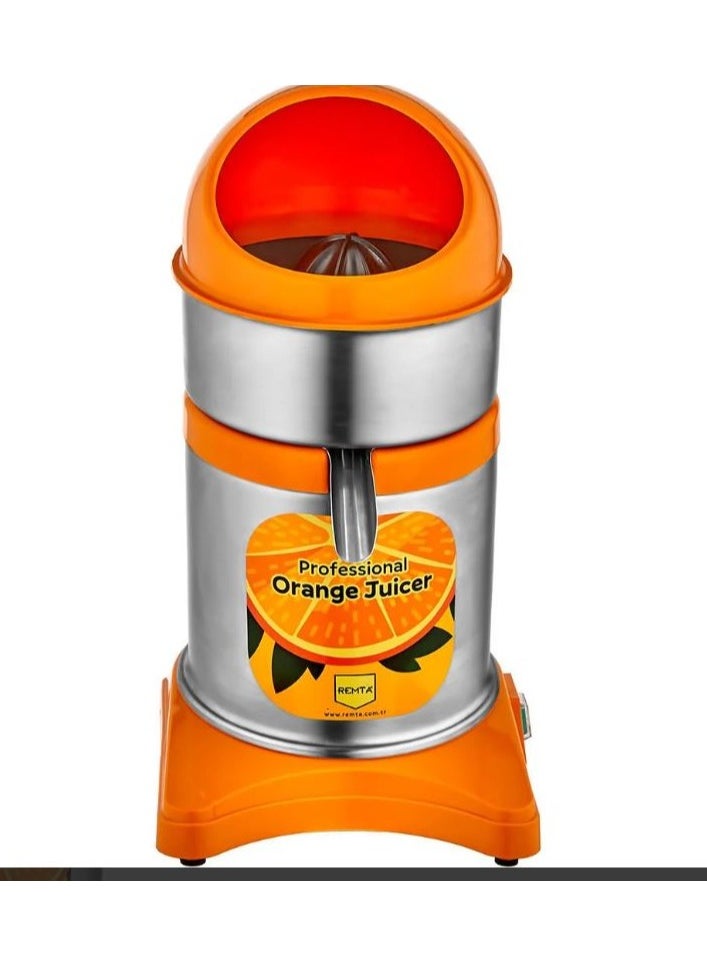 REMTA - Universal electric juicer, anti-rust, stainless steel, with stop-flow function and professional arm for citrus fruits/pomegranates, 180W, 220V, 50Hz, from Remta, Turkish made - Image 1