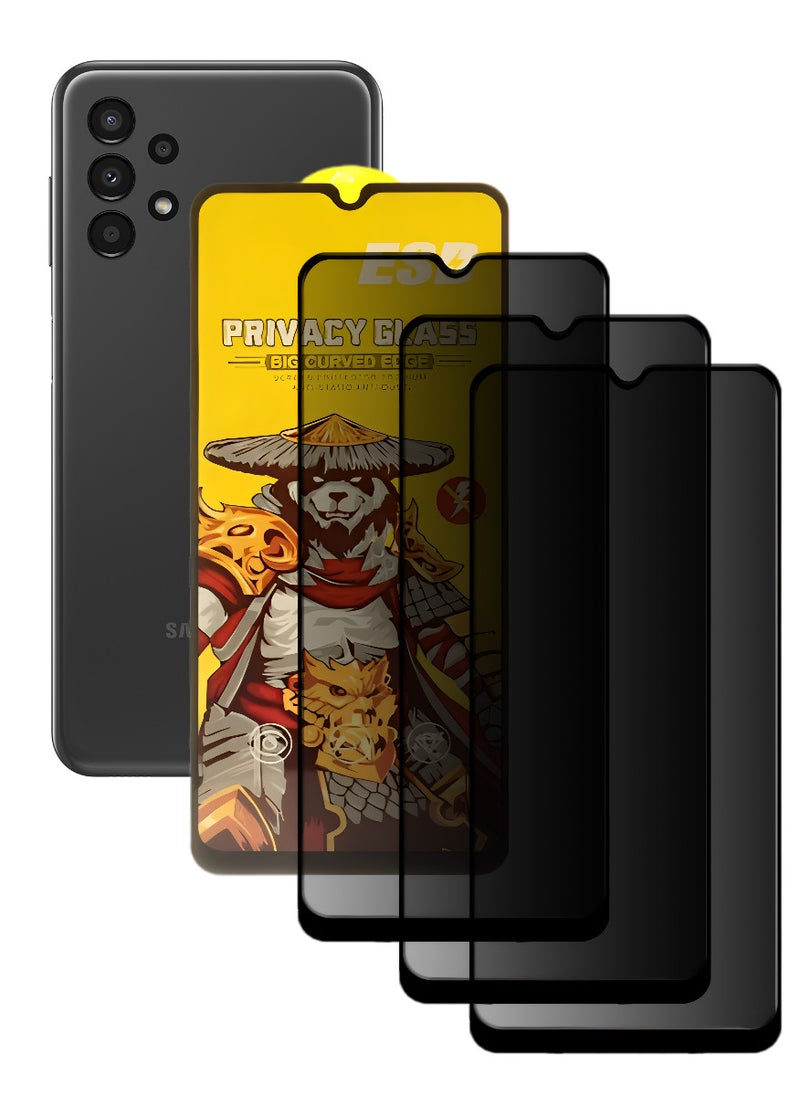 ESD 3 Pieces Tempered Dustproof Glass Screen Protector Compatible For Samsung Galaxy A13 4G - Image 1