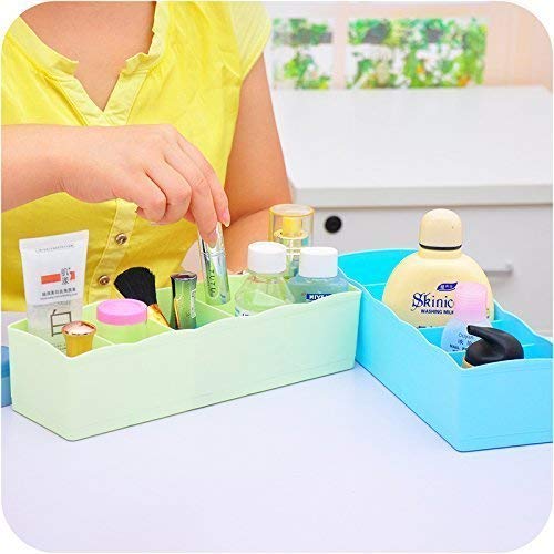 Sprade Plastic Socks Drawer Organizers Storage Box Small MulticolourSet of 6 Pcs - Image 5