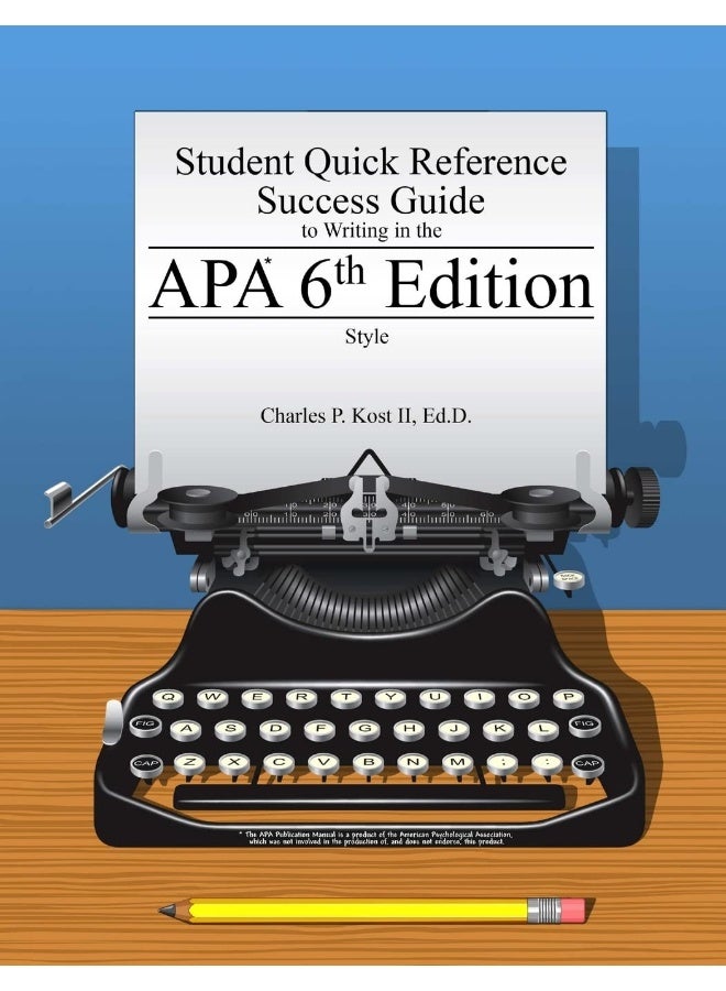 Student Quick Reference Success Guide to Writing in the APA 6th Edition Style - Image 1