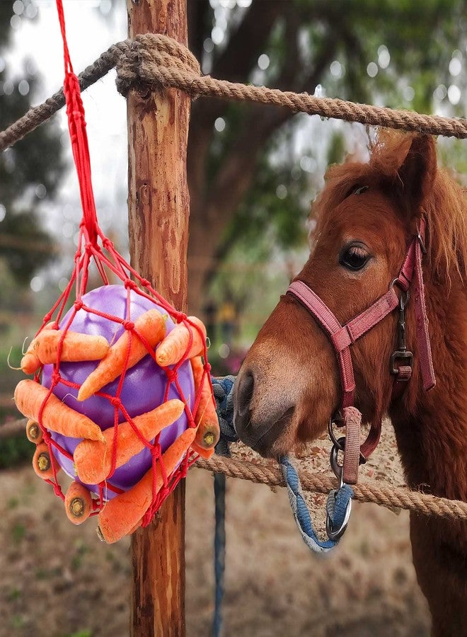 Tirifer Carrot Feeder Ball Toy for Horse, Goat, Sheep - Stress Relief, Stable & Paddock - Image 2