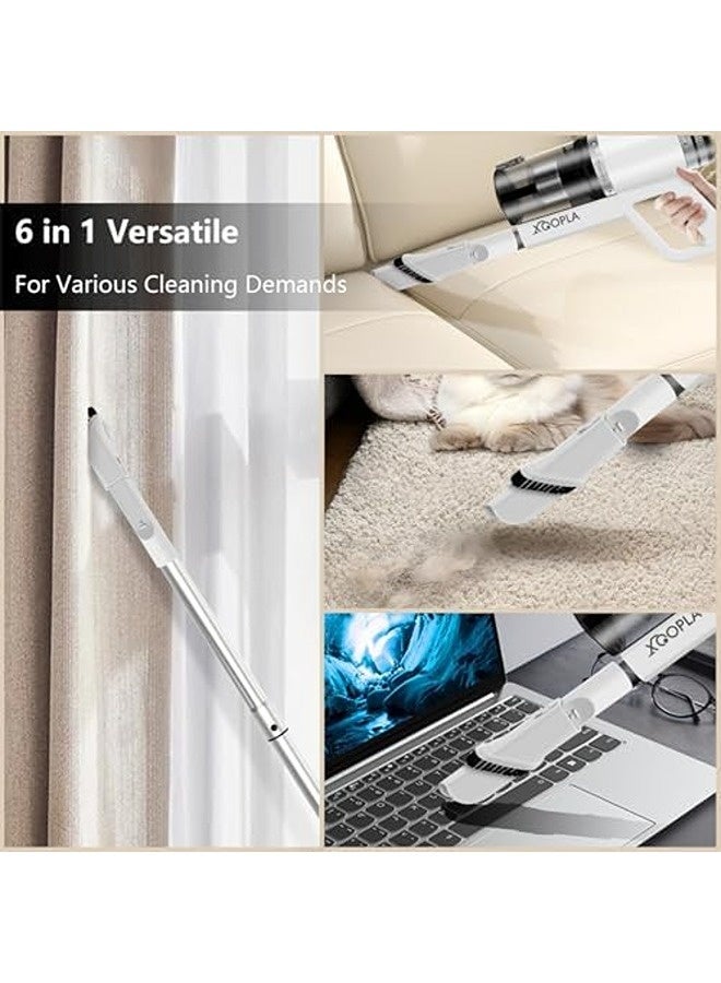 Xoopla 2-in-1 Corded Stick Vacuum and Mop Combo – 800W Power, 24KPa Strong Suction, Wet & Dry Cleaning, Lightweight Quiet Handheld Vacuum - Image 5