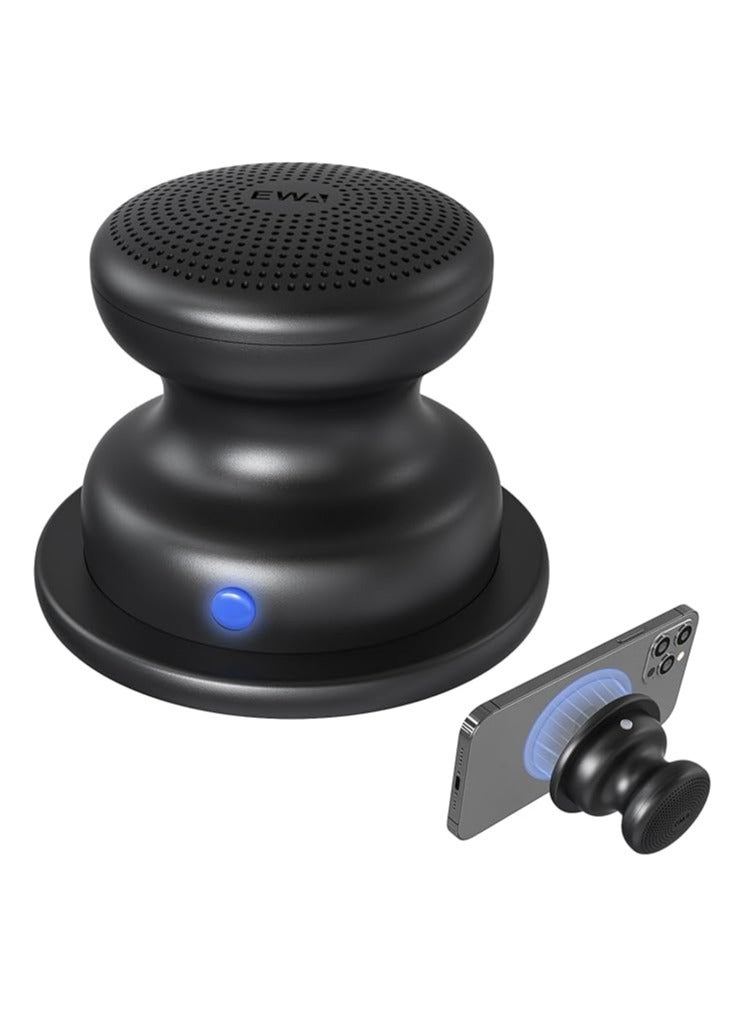 إيوا مكبر صوت بلوتوث صغير A117 لاسلكي بقاعدة مغناطيسية، قوي ومقاوم للماء، سهل التركيب على سطح معدني، متوافق مع iPhone وAndroid - Image 1