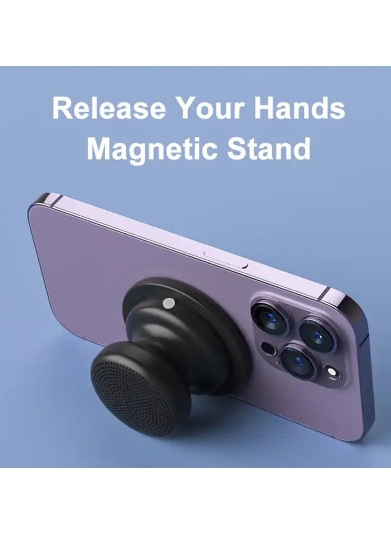 إيوا مكبر صوت بلوتوث صغير A117 لاسلكي بقاعدة مغناطيسية، قوي ومقاوم للماء، سهل التركيب على سطح معدني، متوافق مع iPhone وAndroid - Image 3