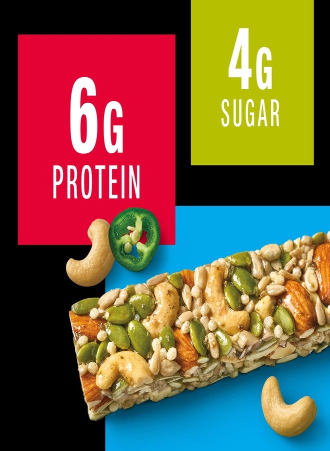 KIND Savory Nut Bars, Roasted Nuts & Jalapeno, Good Source of Fiber, Gluten Free, Low Sugar, 6g Protein, 6 Count - Image 3